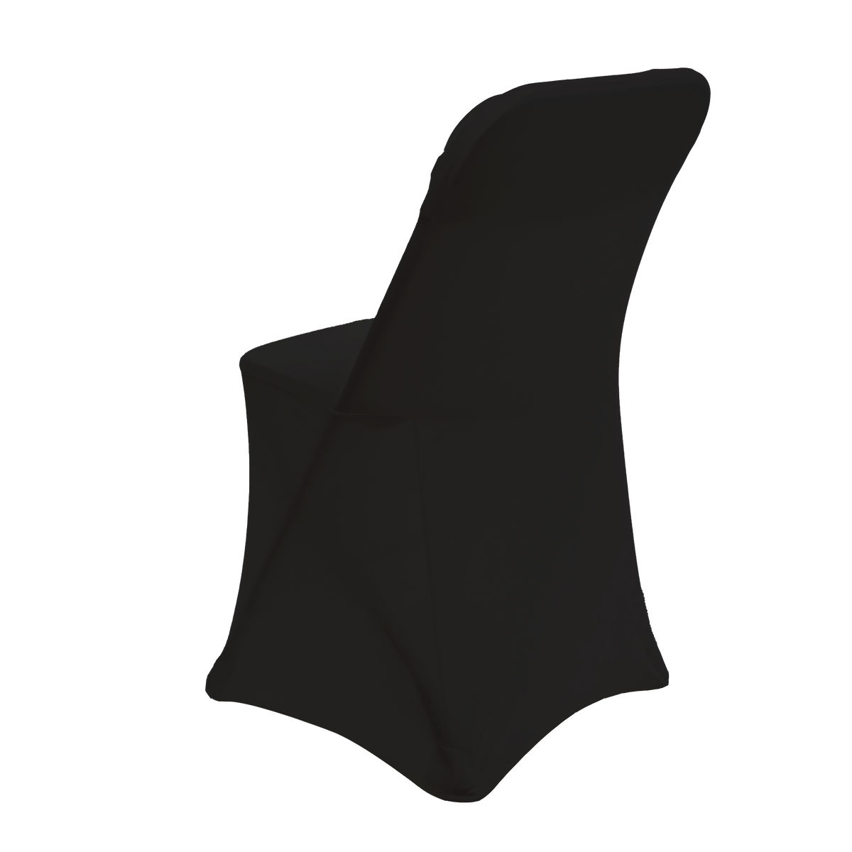 Spandex Folding Chair Cover - Black