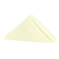 Polyester Napkins - Set of 6 - Ivory
