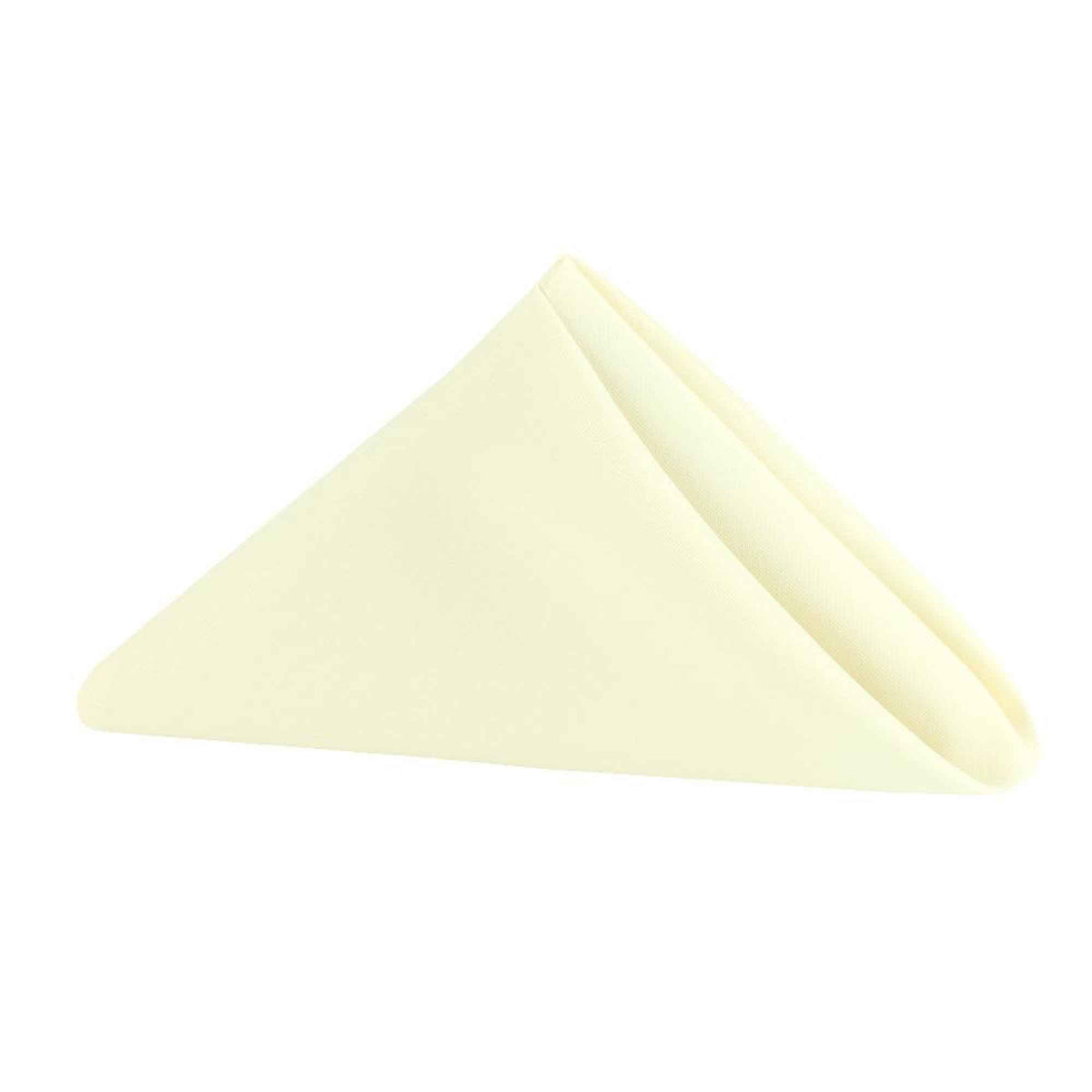 Polyester Napkins - Set of 6 - Ivory