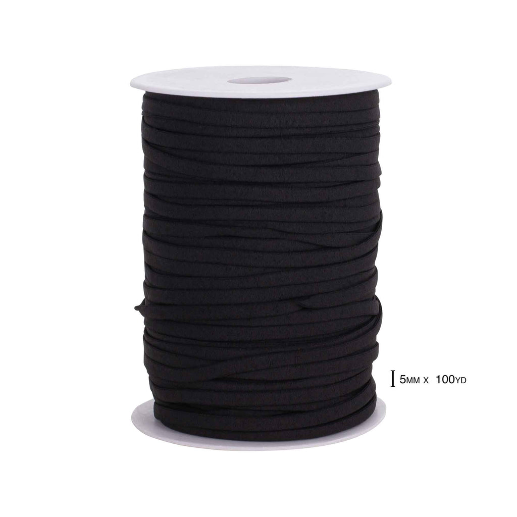 Knitted Elastic Roll - Black