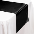 Satin Table Runner - Black