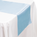 Satin Table Runner - Blue