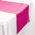Satin Table Runner - Fuchsia