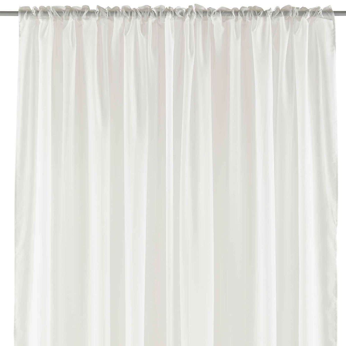 Fire Retardant Organza Backdrop Panel 10 Feet - White