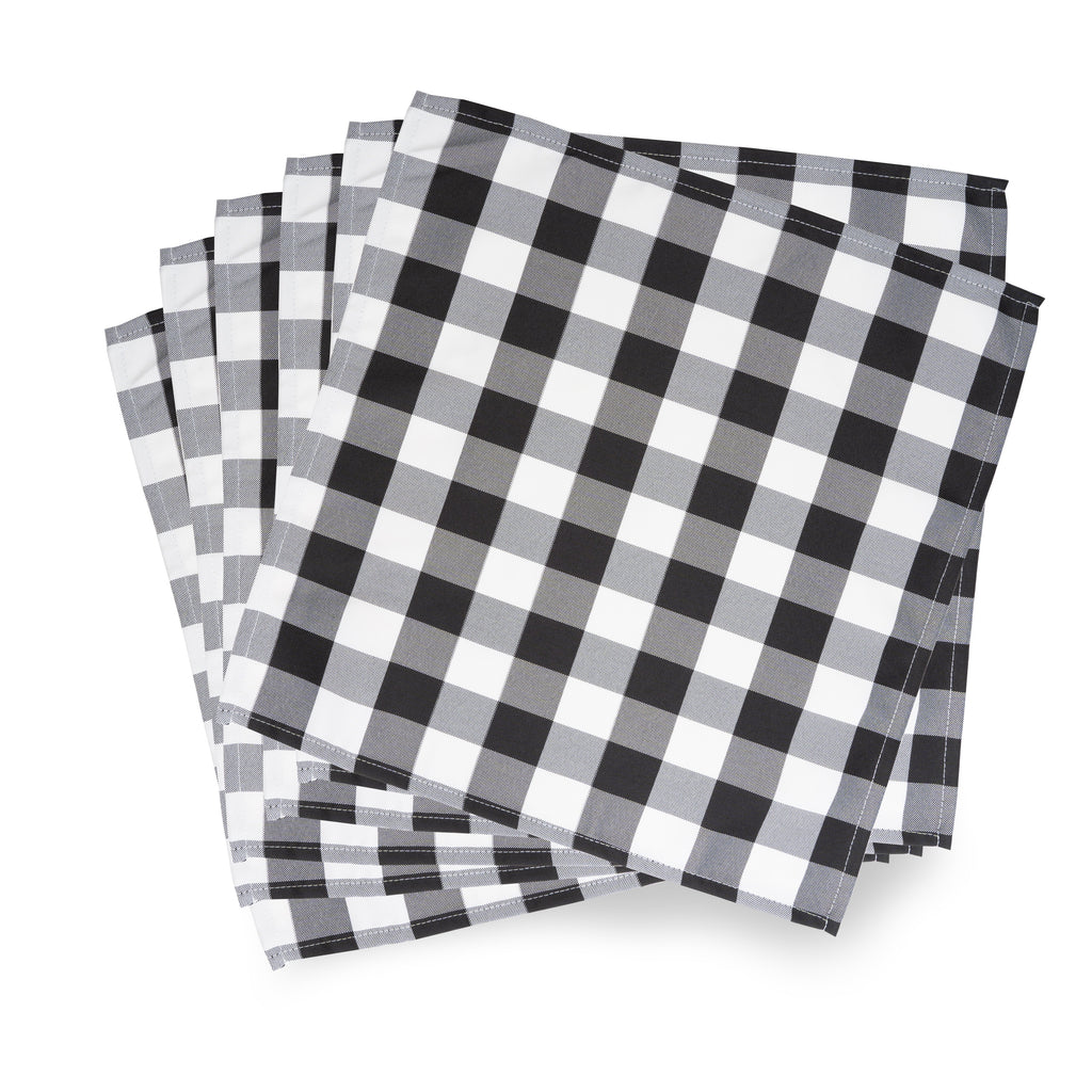 Buffalo Plaid Checkered Napkins Set of 6