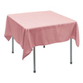 Polyester Square Tablecloth 70” x 70” - Blush