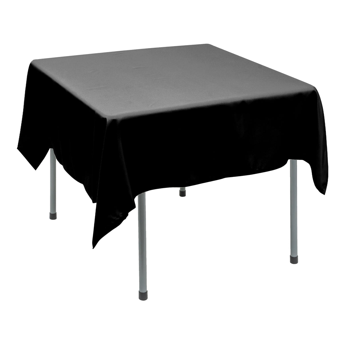 Polyester Square Tablecloth 70” x 70” - Black
