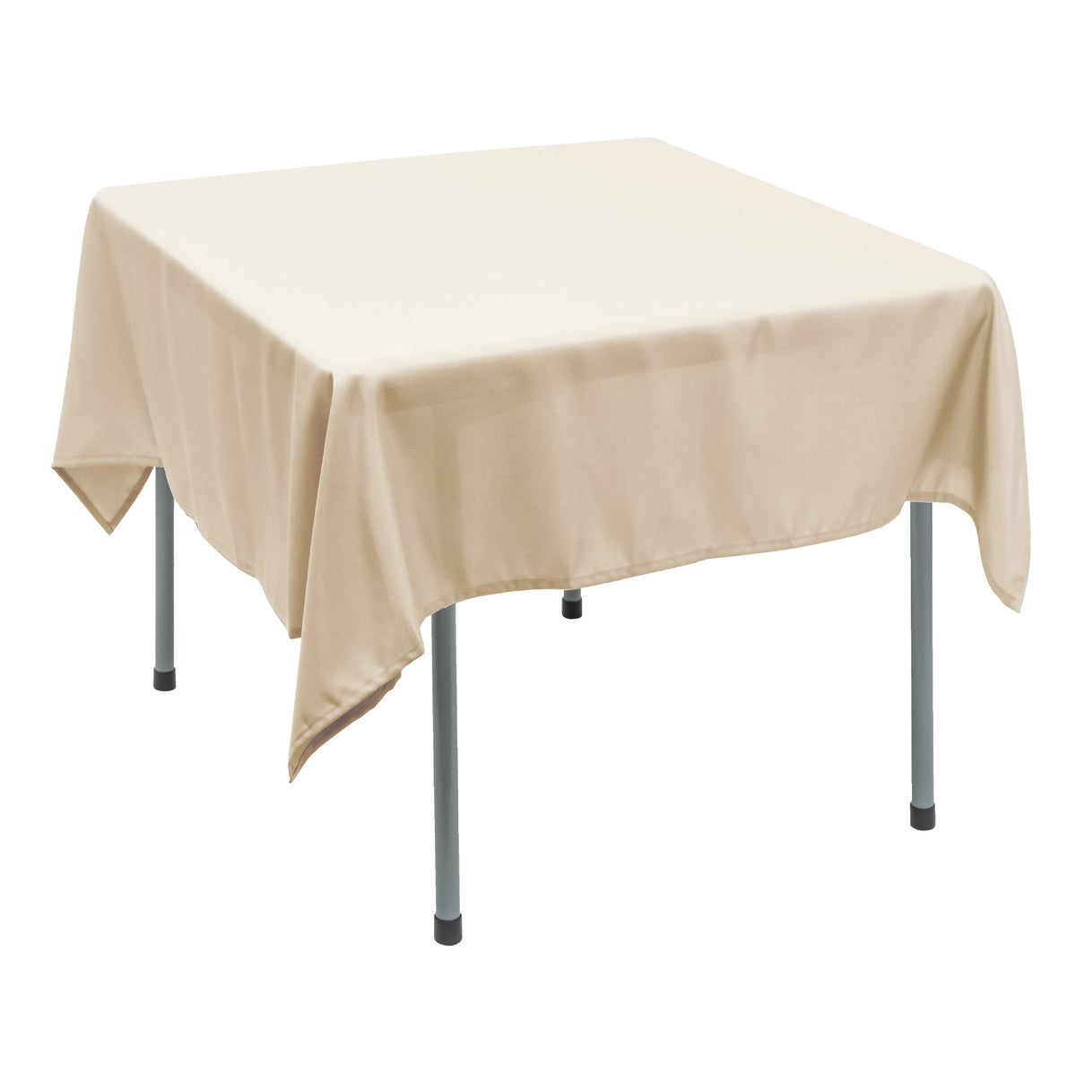 Polyester Square Tablecloth 70” x 70” - Ivory