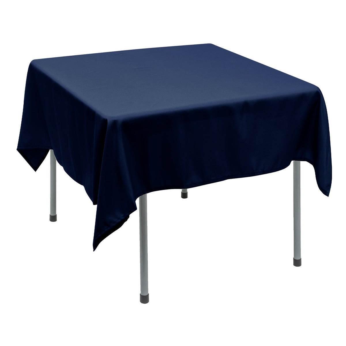 Polyester Square Tablecloth 70” x 70” - Navy
