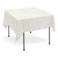 Polyester Square Tablecloth 70” x 70” - White