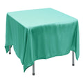 Polyester Square Tablecloth 90” x 90” - Aqua