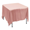 Polyester Square Tablecloth 90” x 90” - Blush