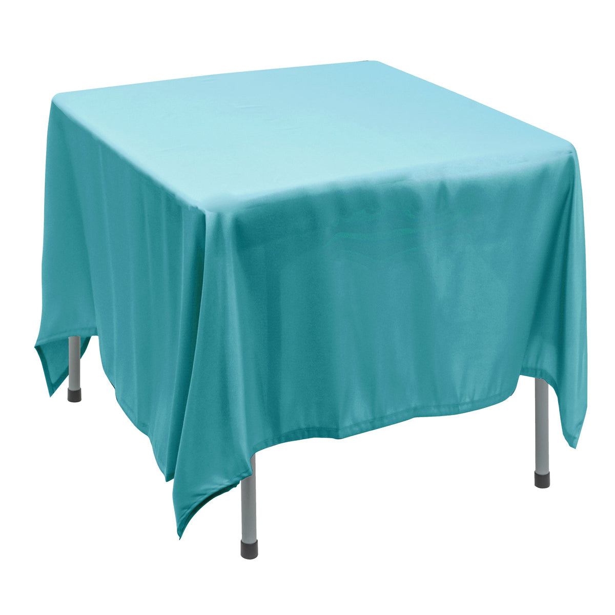 Polyester Square Tablecloth 90” x 90” - Blue