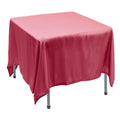 Polyester Square Tablecloth 90” x 90” - Coral