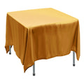Polyester Square Tablecloth 90” x 90” - Gold