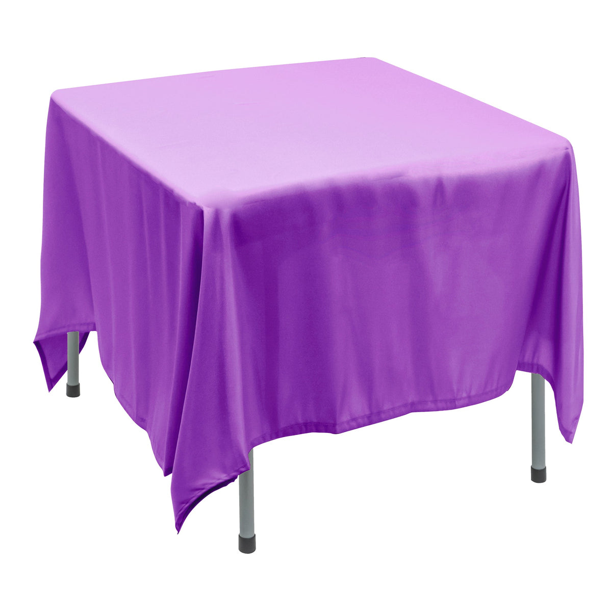 Polyester Square Tablecloth 90” x 90” - Lavender