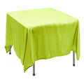 Polyester Square Tablecloth 90” x 90” - Lime Green