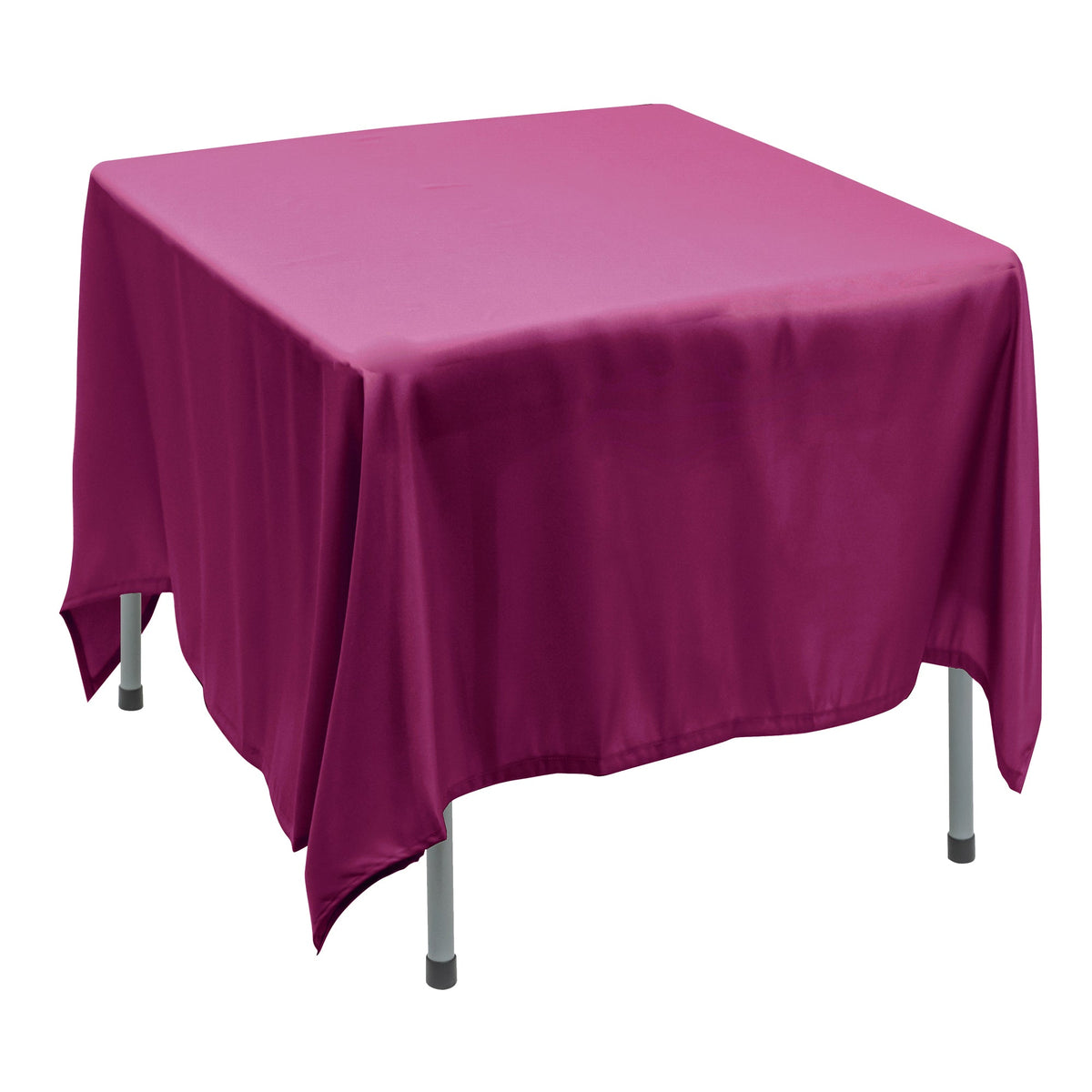 Polyester Square Tablecloth 90” x 90” - Magenda