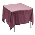 Polyester Square Tablecloth 90” x 90” - Mauve