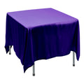 Polyester Square Tablecloth 90” x 90” - Purple