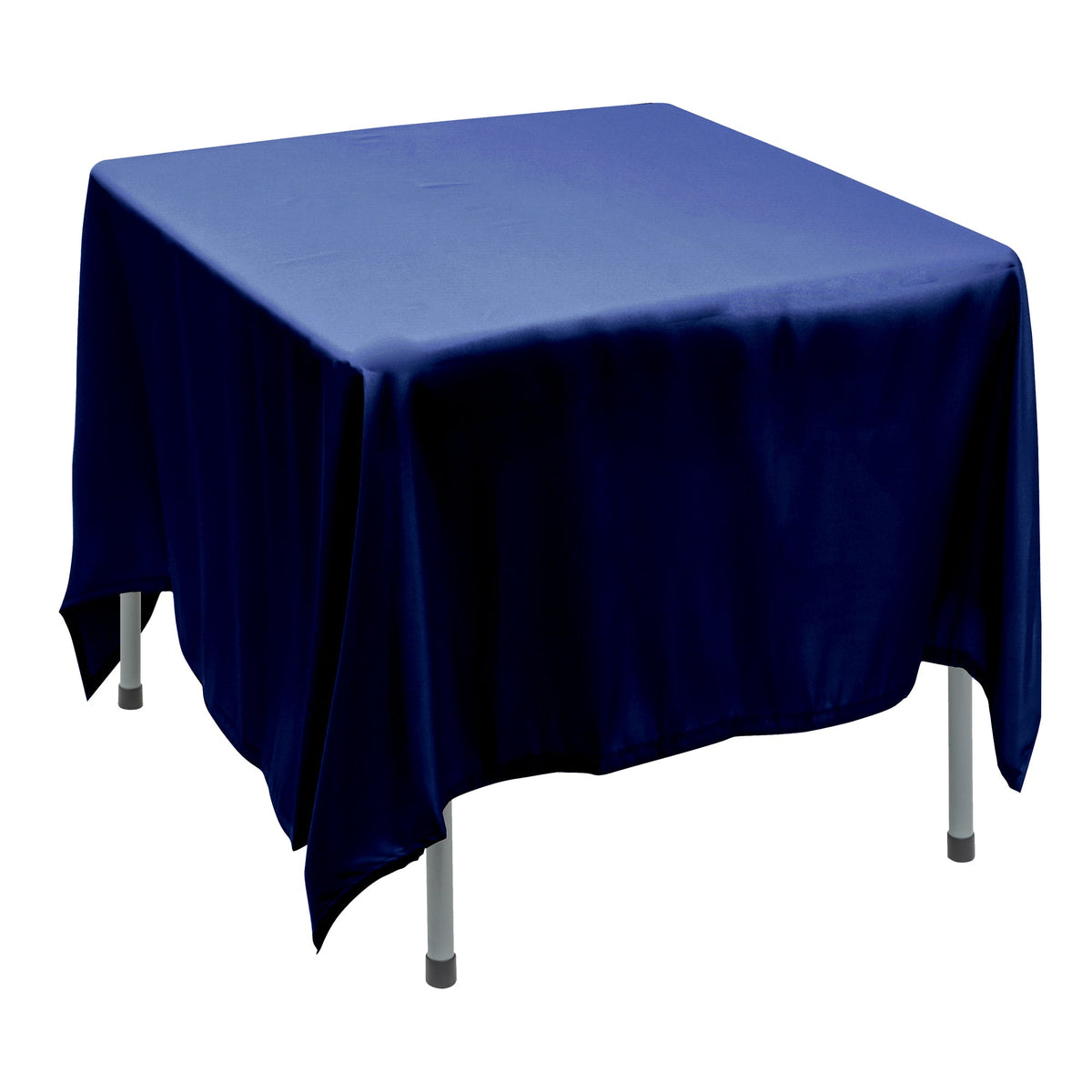 Polyester Square Tablecloth 90” x 90” - Royal Blue