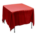 Polyester Square Tablecloth 90” x 90” - Red