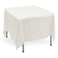 Polyester Square Tablecloth 90” x 90” - White