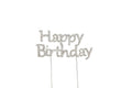 Rhinestone Cake Topper - "Happy Birthday"