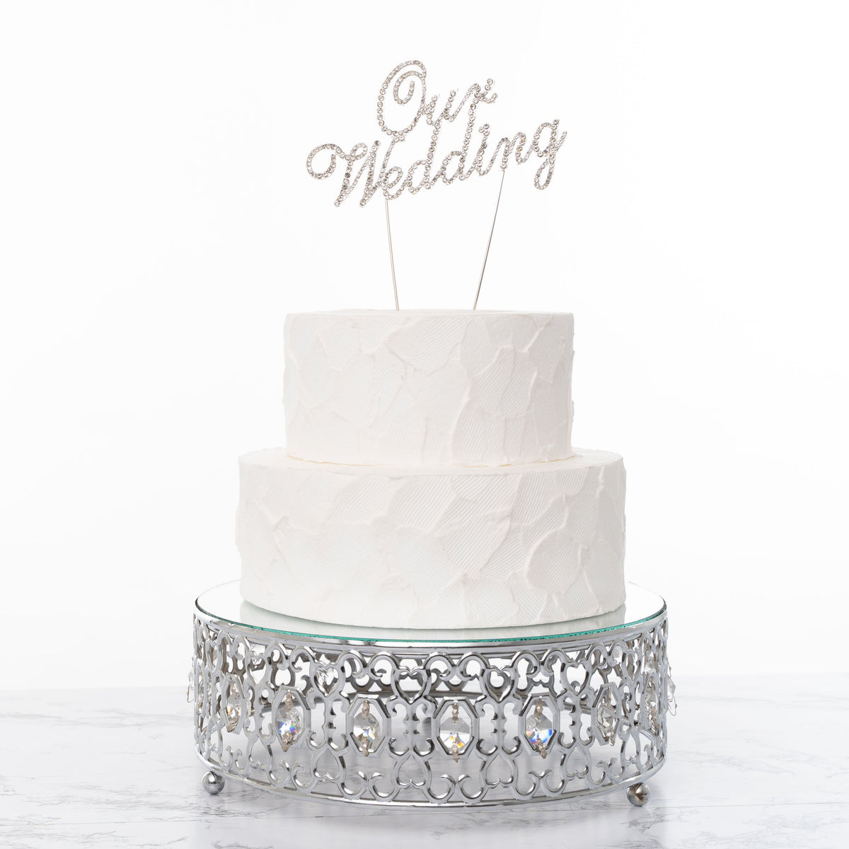 Rhinestone Cake Topper - "Happy Birthday"
