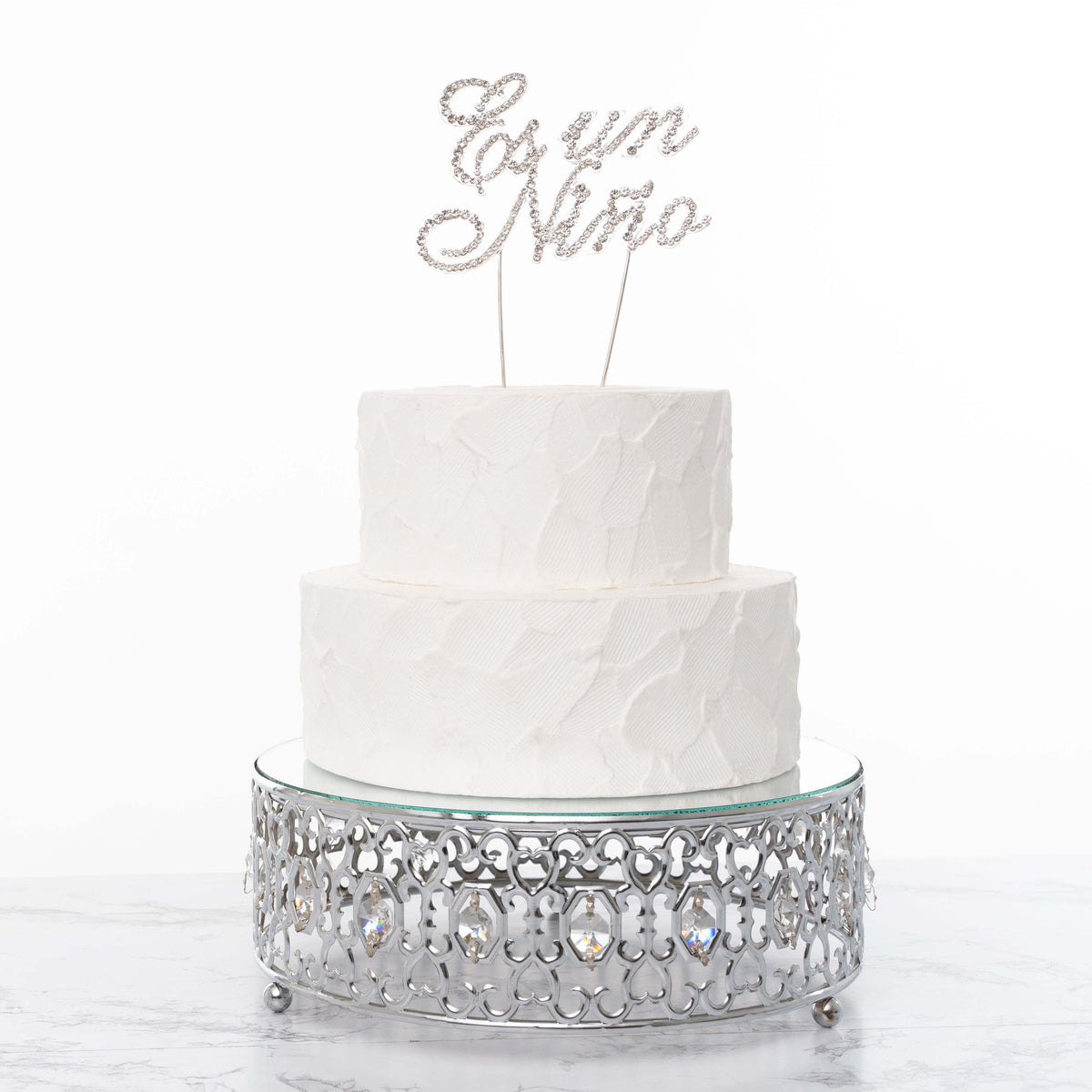 Rhinestone Cake Topper - "Es Un Nino"