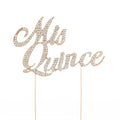 Mis Quince Cake Topper - Gold