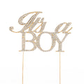 It's a Boy Cake Topper - Gold