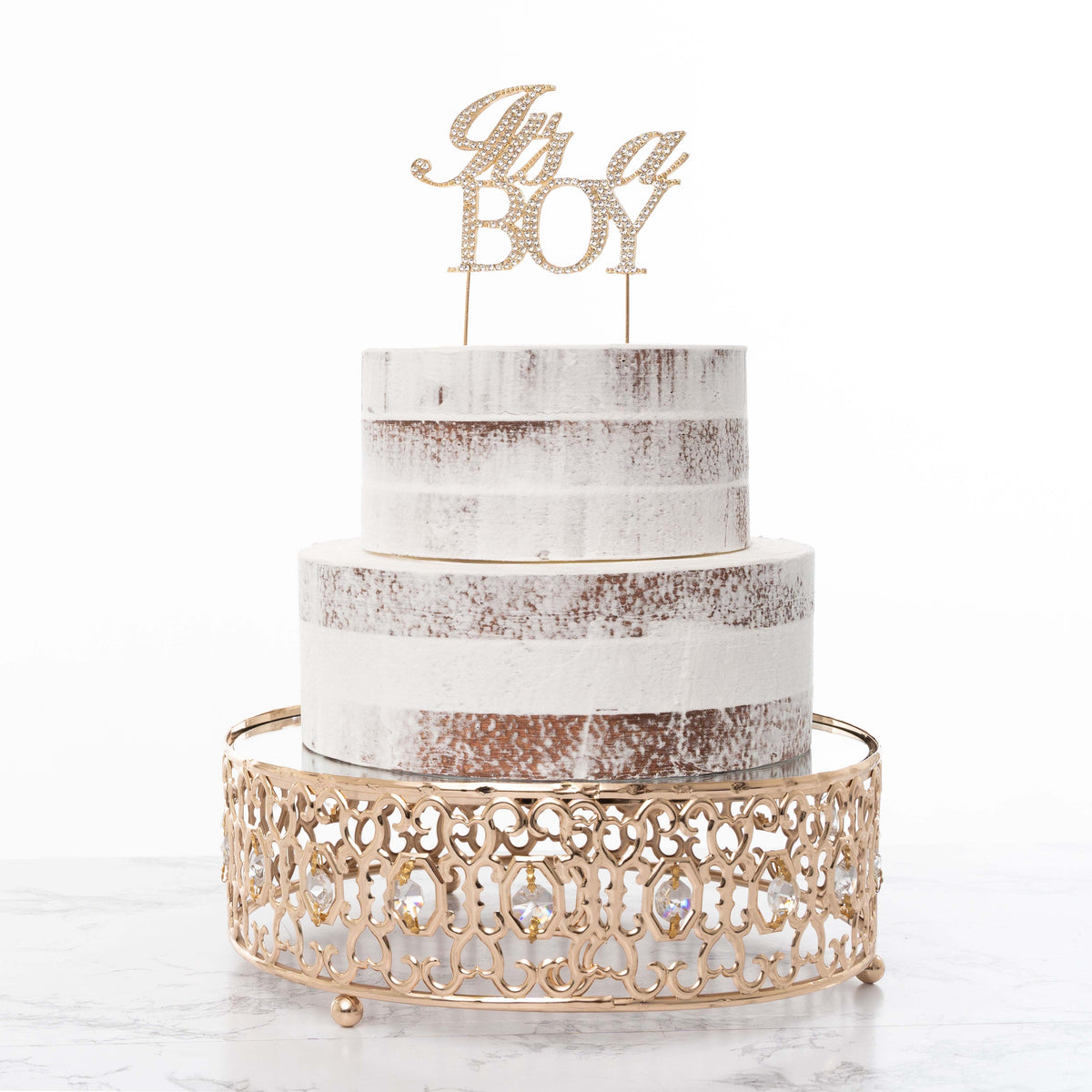 It's a Boy Cake Topper - Gold