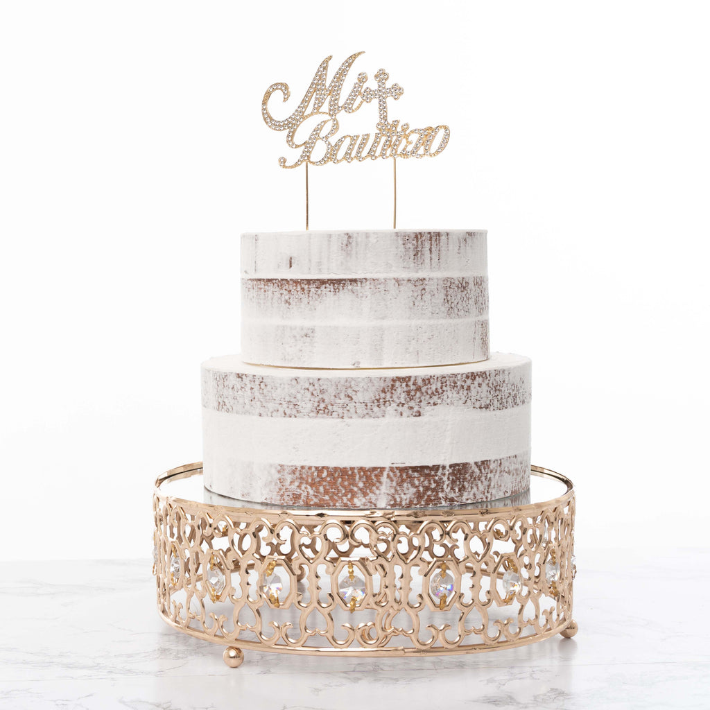 Mi Bautizo Cake Topper - Gold