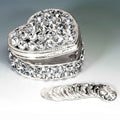 Arras Heart Set Silver