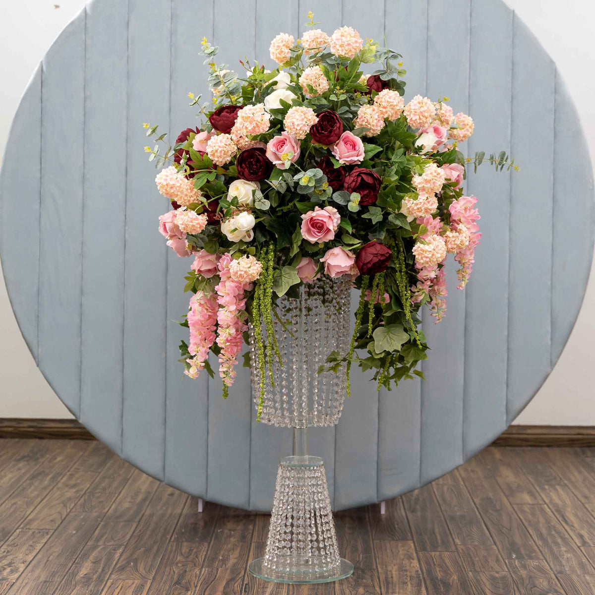 Crystal Cascading Centerpiece 28"