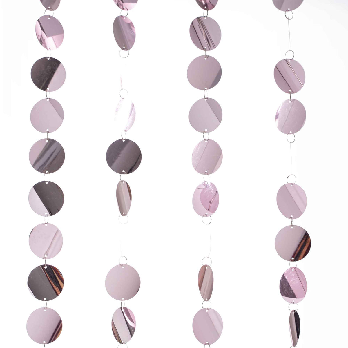Spangle Curtains 35.5" x 71" - Blush
