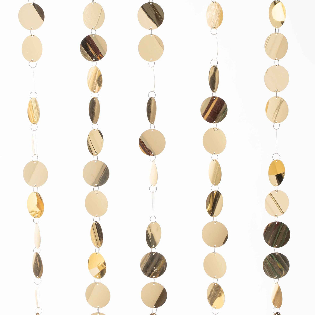 Spangle Curtains 35.5" x 71" - Champagne