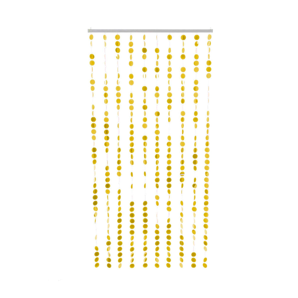 Spangle Curtains 35.5" x 71" - Gold