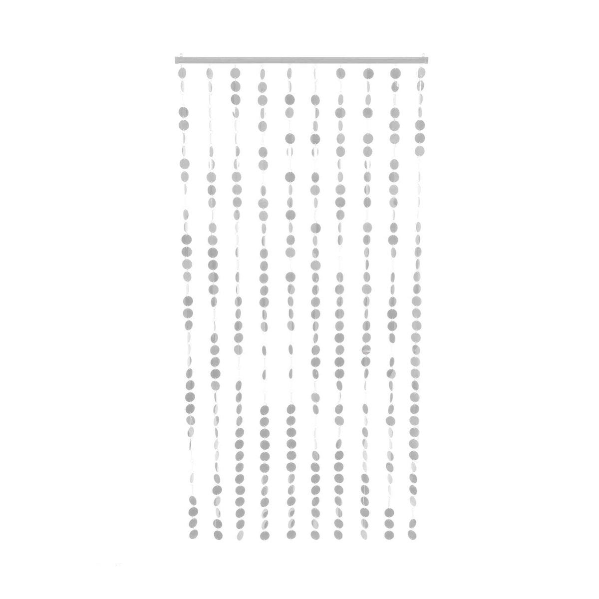 Spangle Curtains 35.5" x 71" - Silver