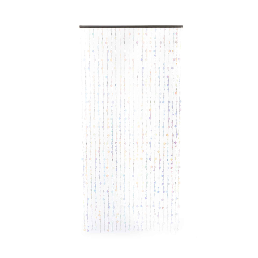 Sequin Curtain - White Iridescent
