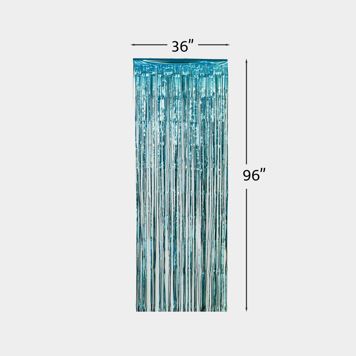 Metallic Backdrop Curtain 36" x 96" - Blue