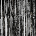 Metallic Backdrop Curtain 36" x 96" - Black
