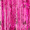 Metallic Backdrop Curtain 36" x 96" - Fuchsia