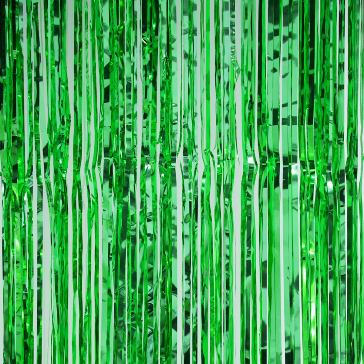 Metallic Backdrop Curtain 36" x 96" - Green