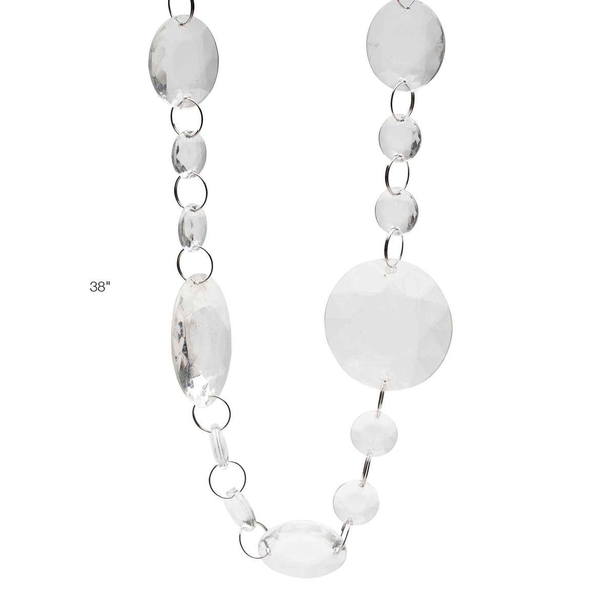 Variable Circles Crystal Garland