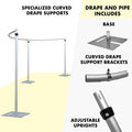 Portowall Curved Drape Kit 6ft to 10ft