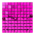 Square Sequin Backdrop Panels with Black Backing-Fuchsia