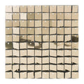 Square Sequin Backdrop Panels with Black Backing-Metallic Champagne