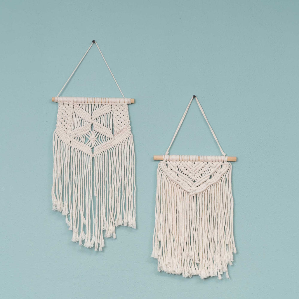 Macrame Zoe Wall Decor 2 Piece Set